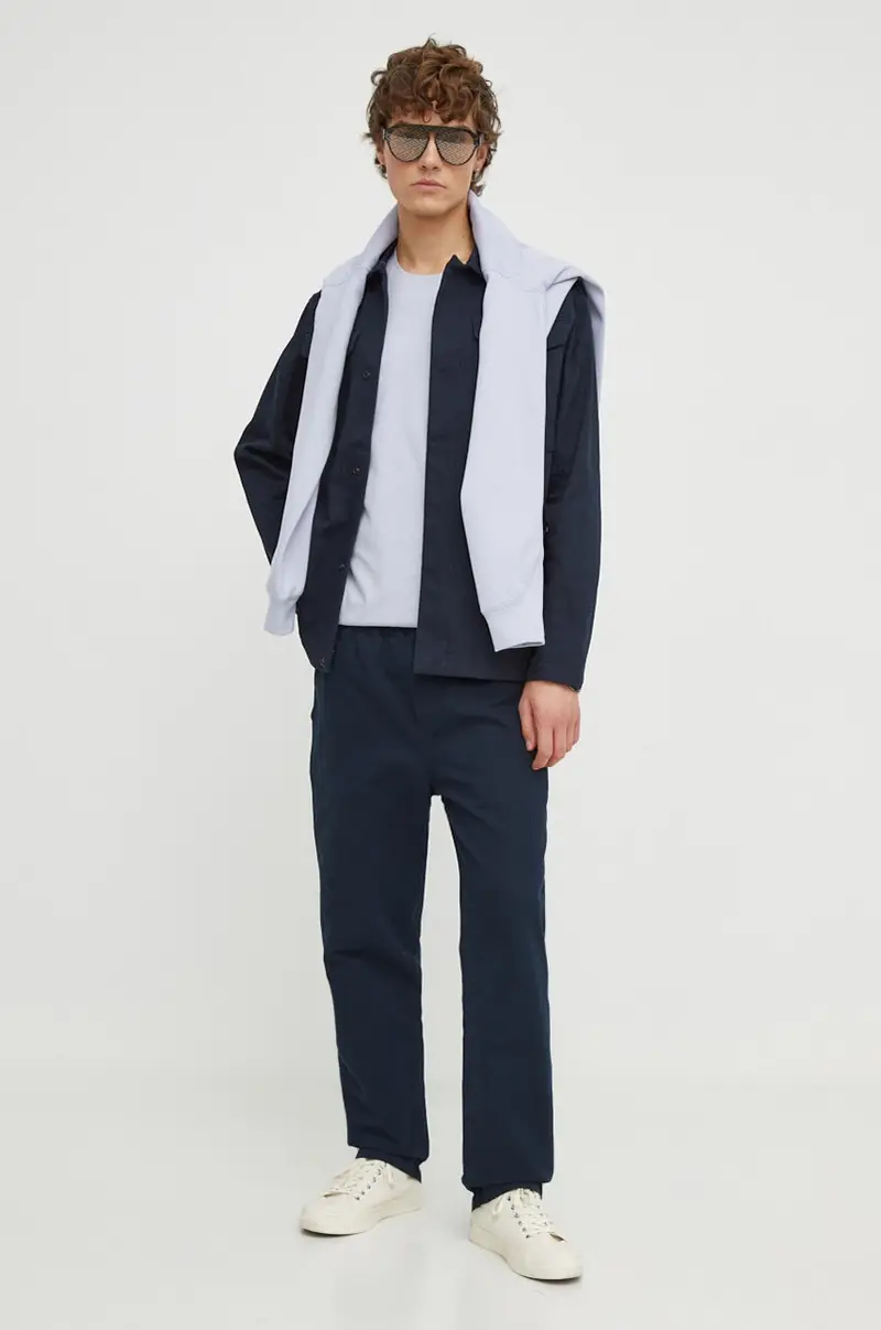 felpa uomo Violetto miniatura 4