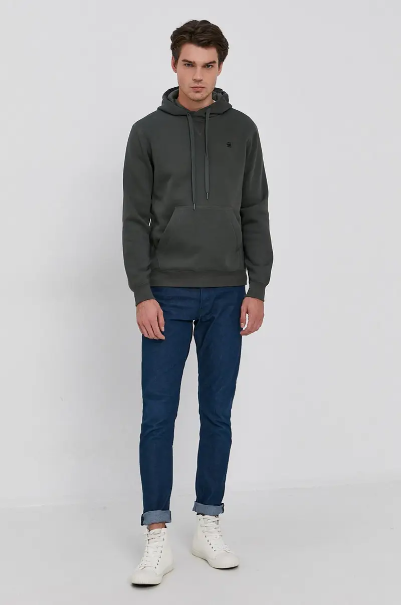 felpa x Sofi Tukker uomo colore grigio con cappuccio miniatura 2