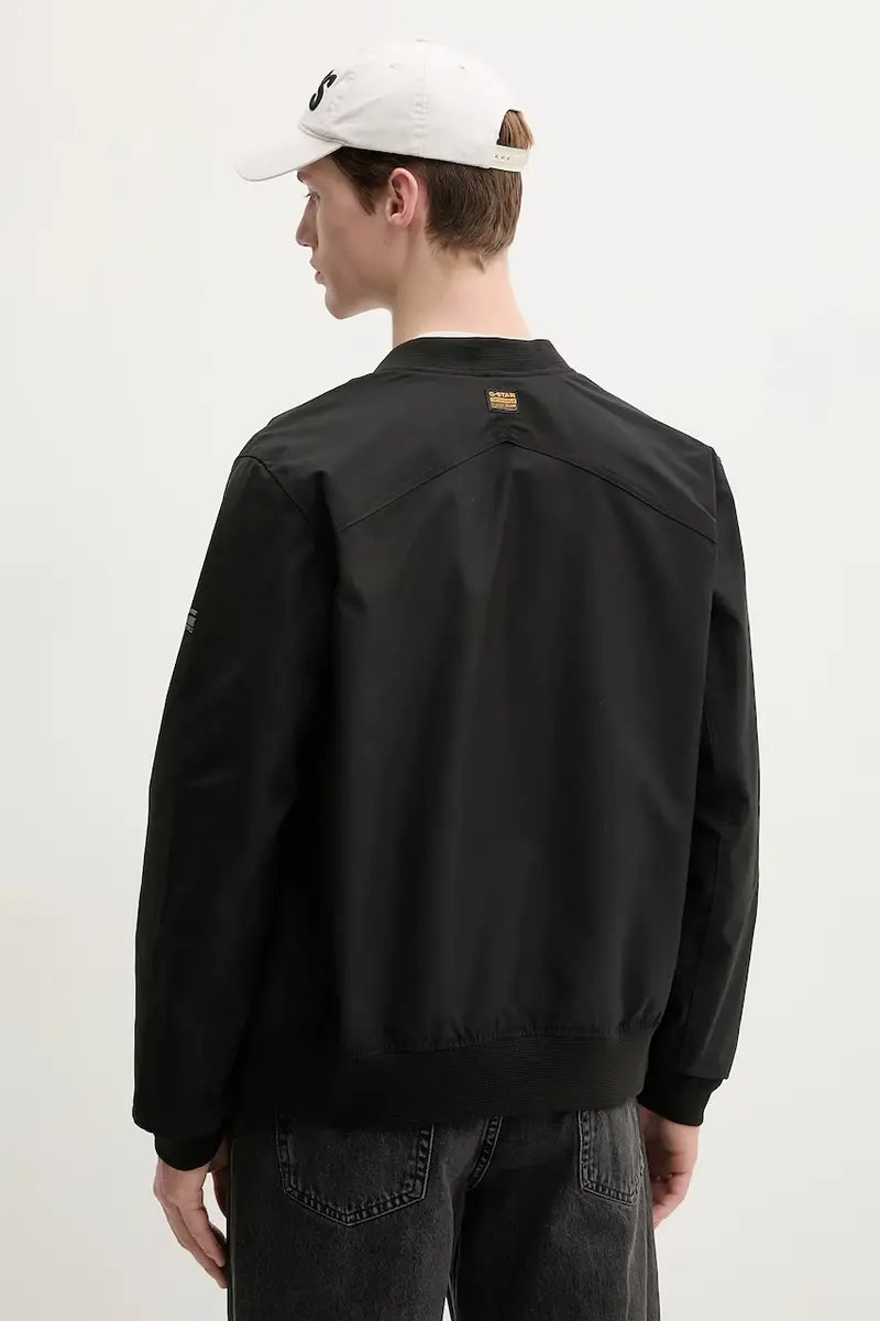 giacca bomber colore nero D26127-D908 miniatura 3