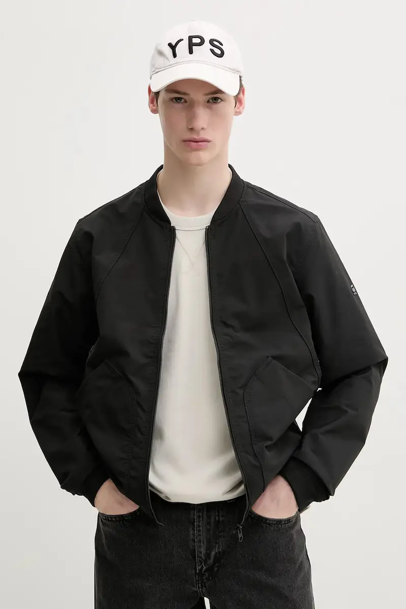 giacca bomber colore nero D26127-D908