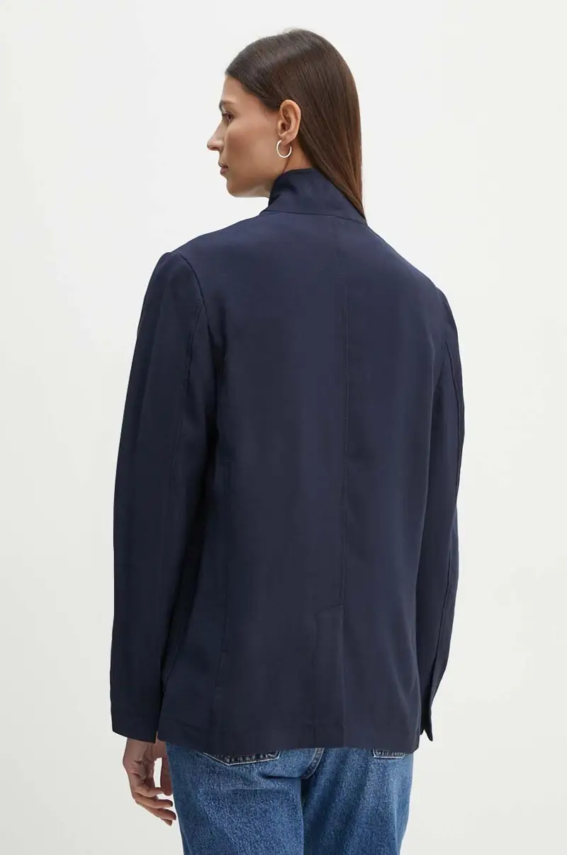 giacca colore blu navy D25210-D714 miniatura 3