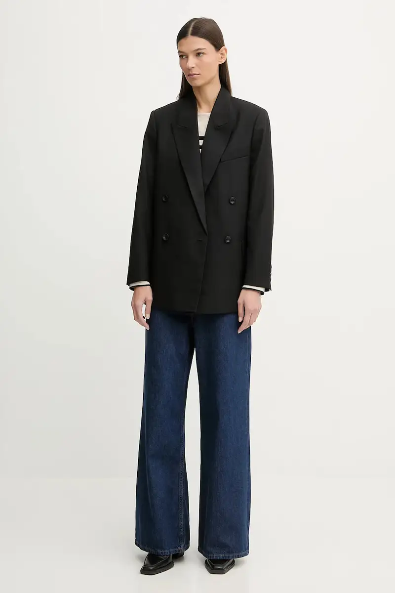 giacca con lana 0 Morry FWD Regular Tapered Nero miniatura 2