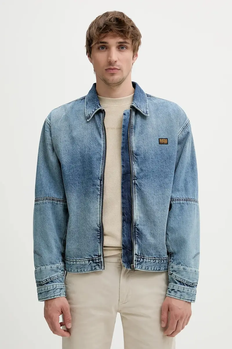 giacca di jeans colore blu D26335-D536