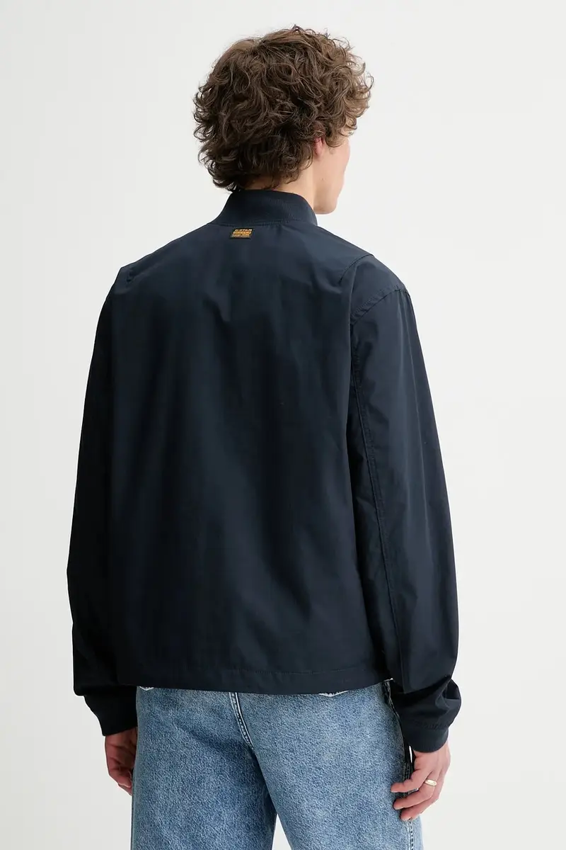 giacca in cotone colore blu navy D26193-C973 miniatura 3