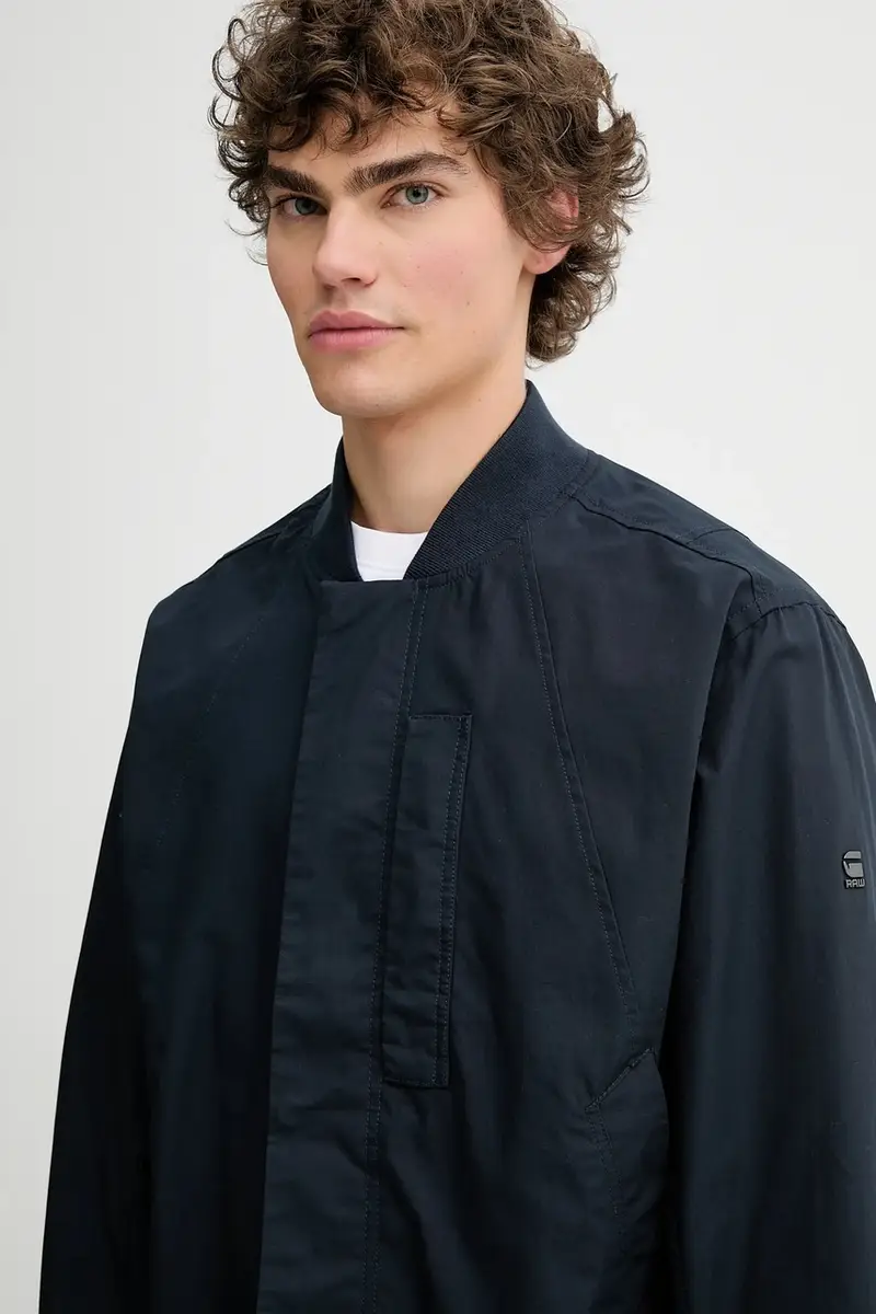 giacca in cotone colore blu navy D26193-C973 miniatura 4