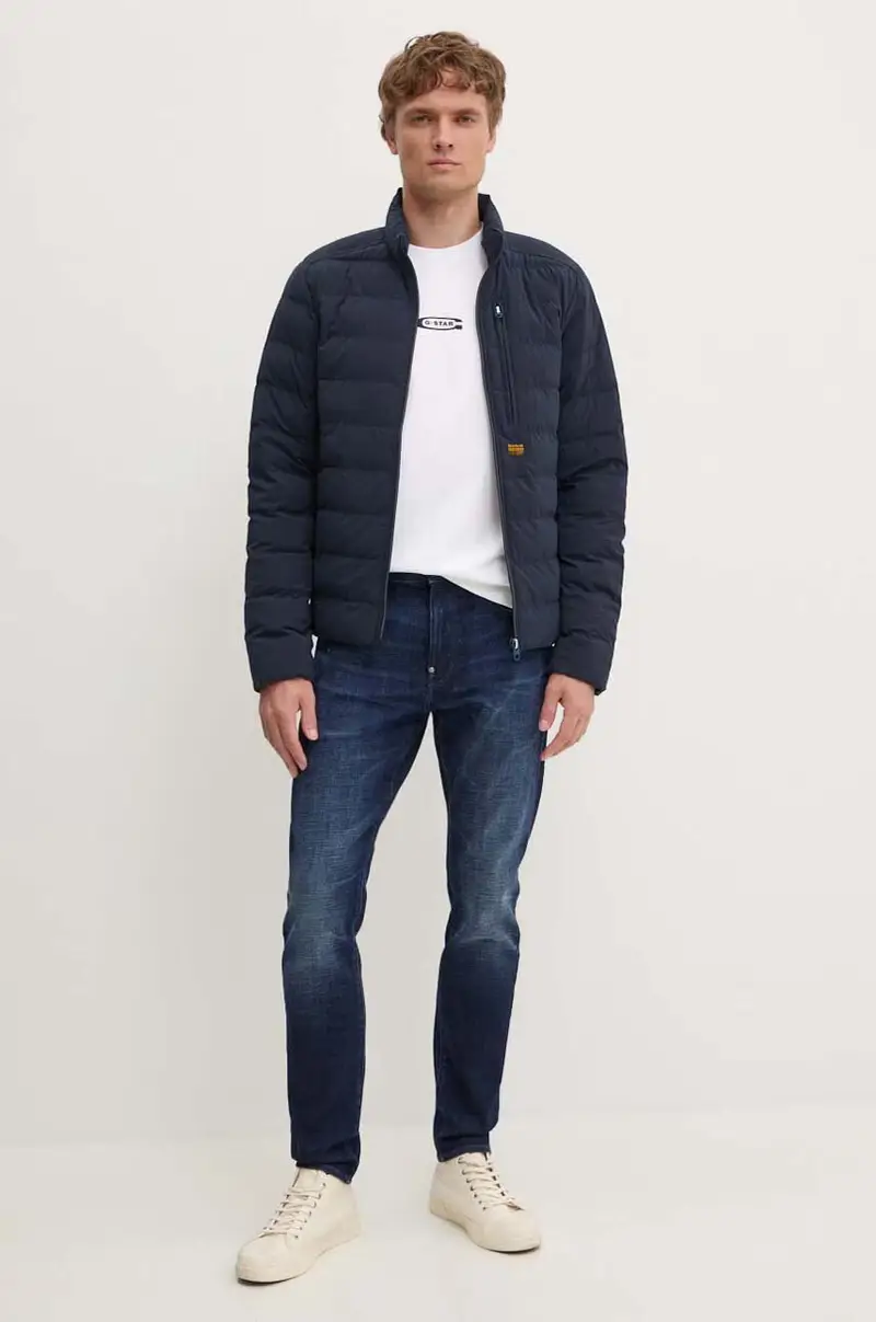 giacca uomo colore blu navy D24276-D518 miniatura 2