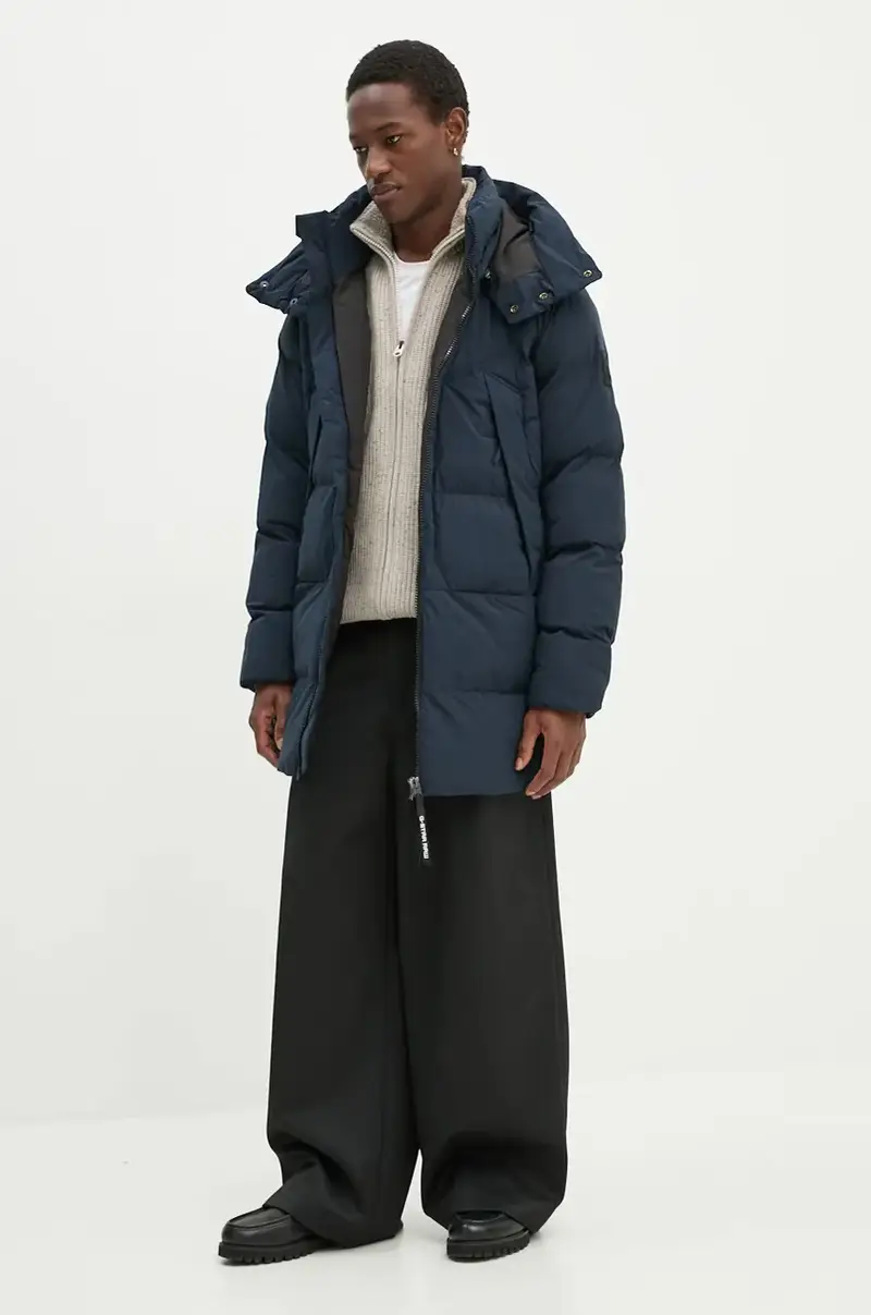 giacca uomo colore blu navy D25347-D518 miniatura 2