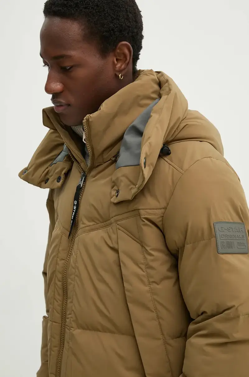 giacca uomo colore marrone D25345-D518 Beige miniatura 3