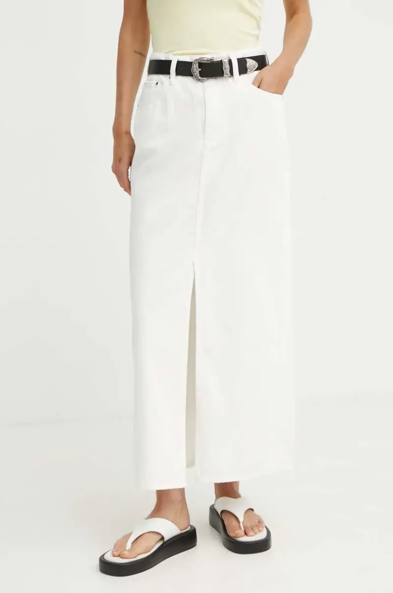 gonna di jeans colore beige D24385-D551