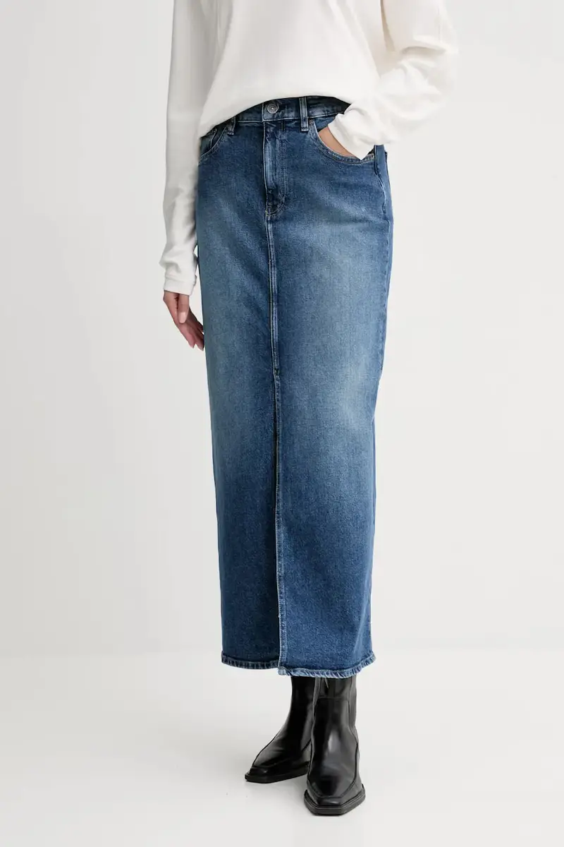 gonna di jeans colore blu D24385.E106