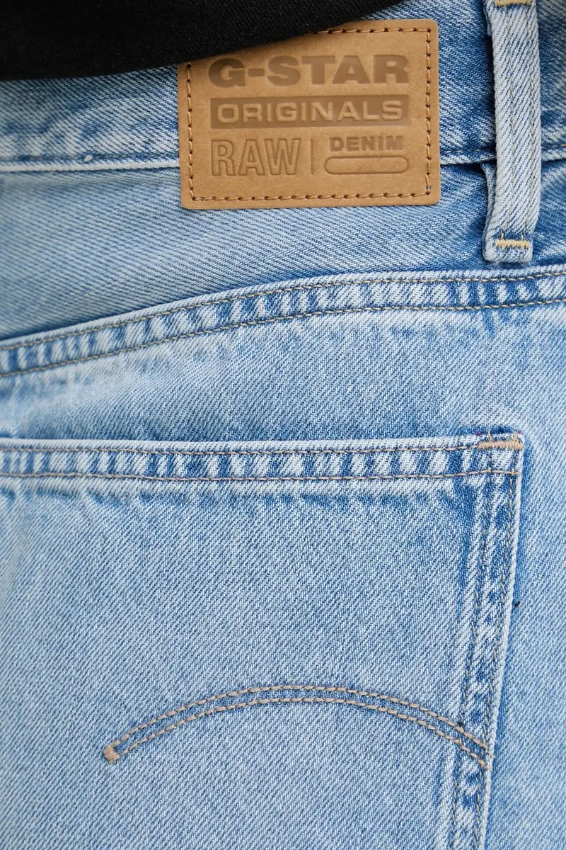 gonna di jeans colore blu D24387-D932 miniatura 4