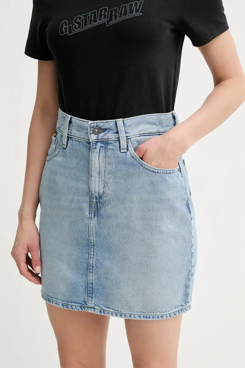 gonna di jeans colore blu D24387-D932