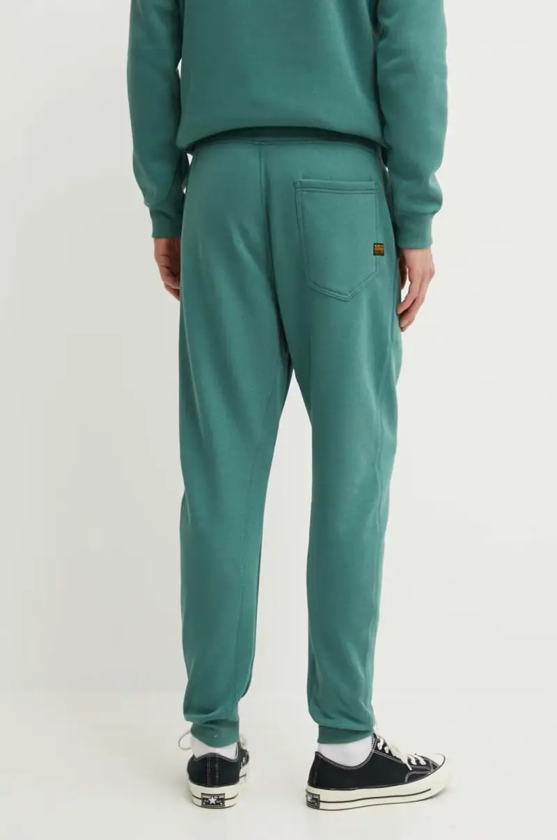 joggers colore blu Verde miniatura 3