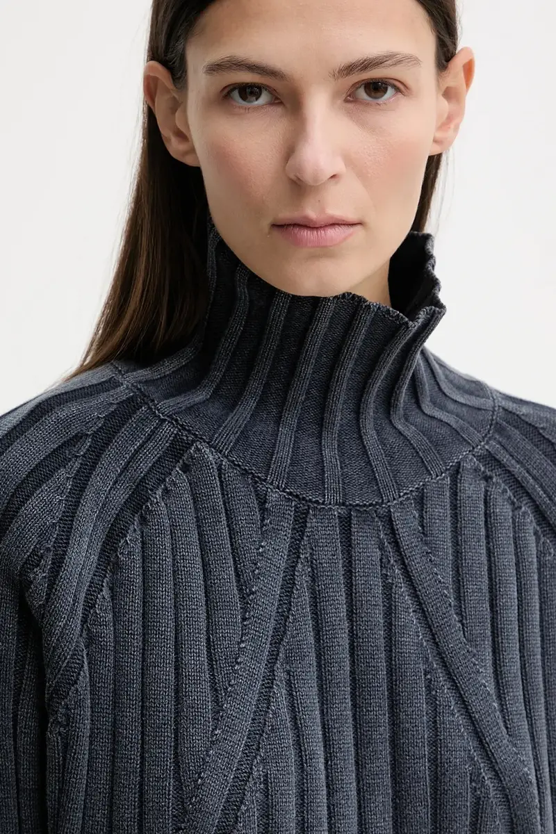 maglione in cotone 0 Kate Boyfriend Chino Blu miniatura 4