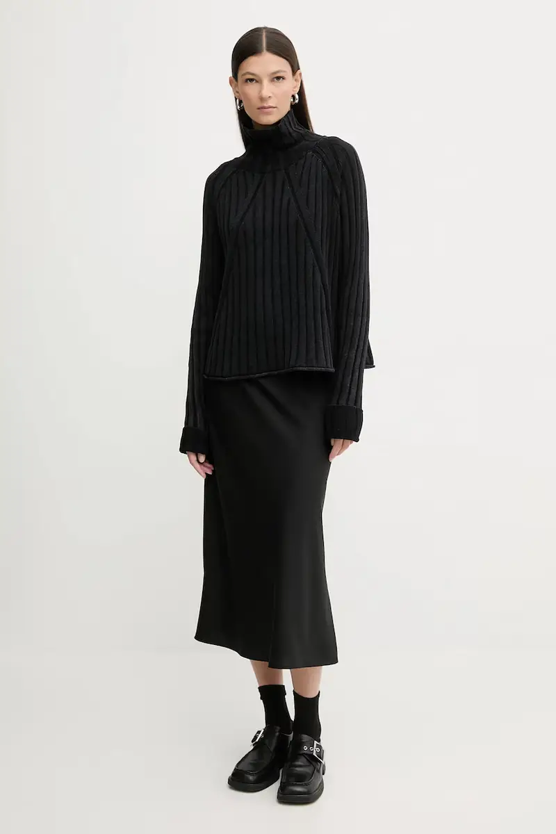 maglione in cotone 0 Kate Boyfriend Chino Nero miniatura 2