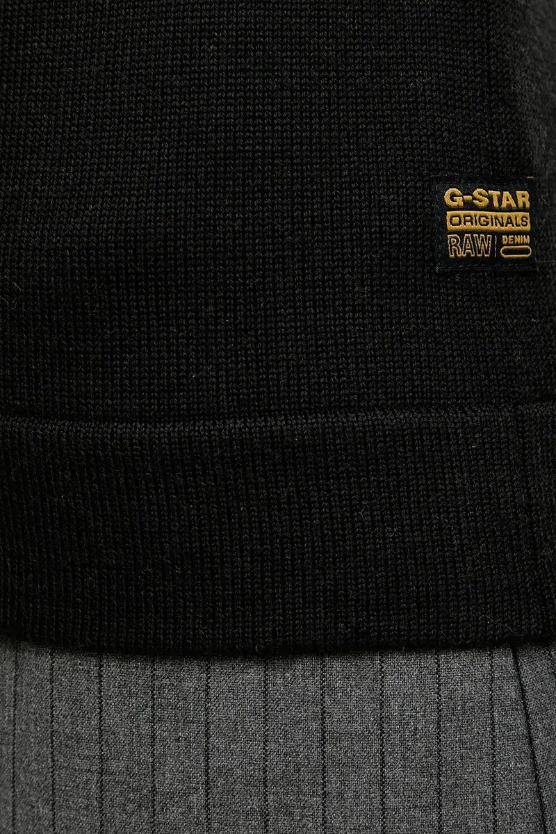 maglione in lana 0 Boxy base Nero miniatura 5