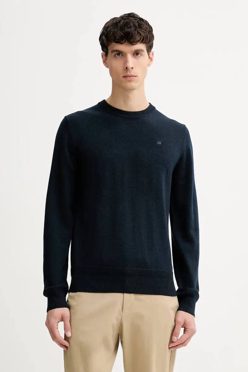 maglione in lana 0 Kate Boyfriend Chino Blu navy