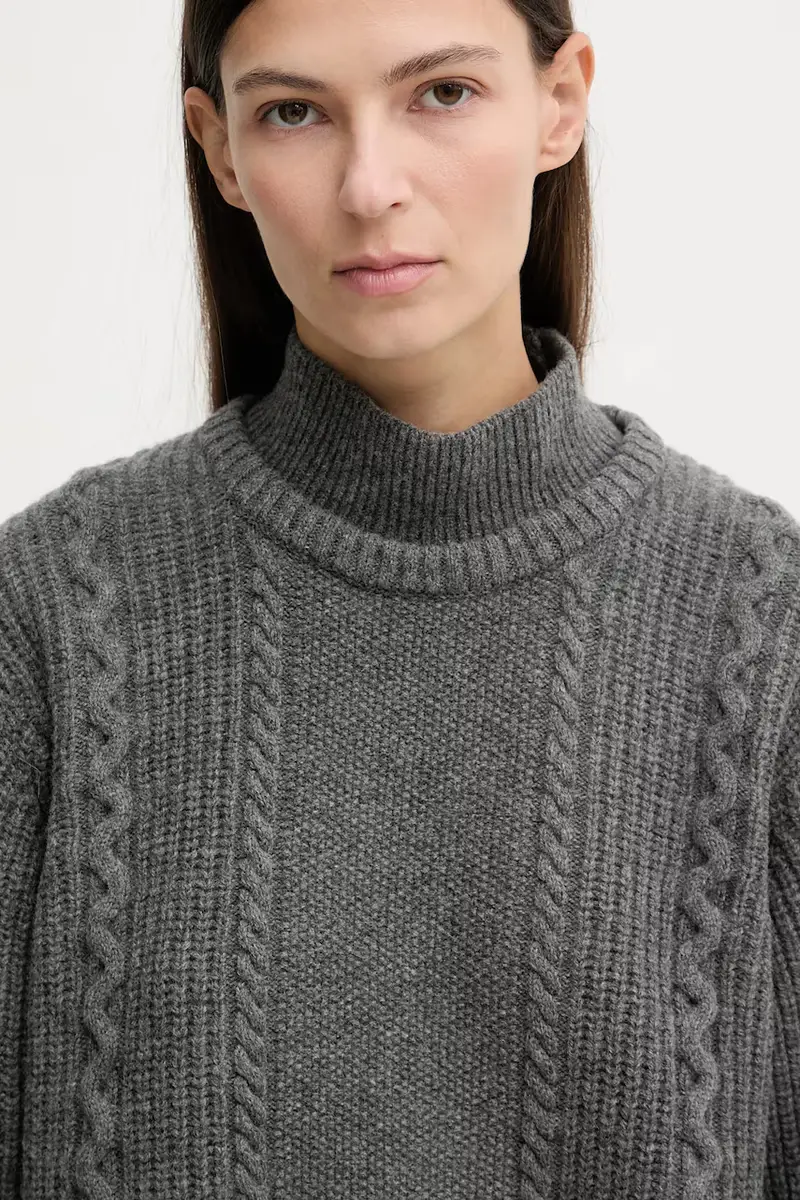 maglione in lana 0 Kate Boyfriend Chino Grigio miniatura 4