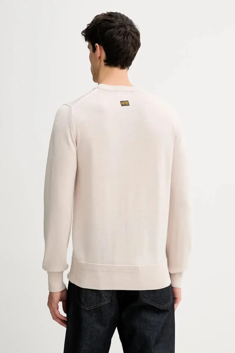 maglione in lana 0 Macro balloon Beige miniatura 3