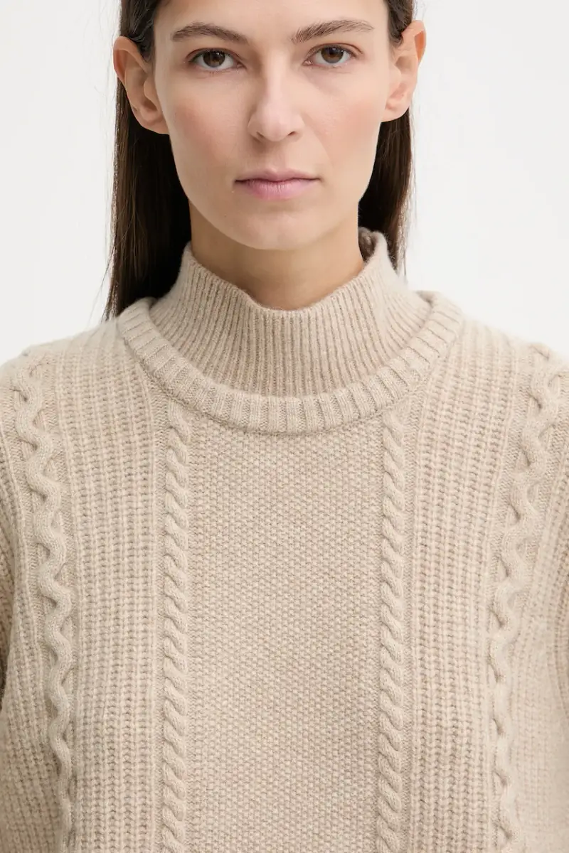 maglione in lana 0 Revend FWD Skinny Beige miniatura 4