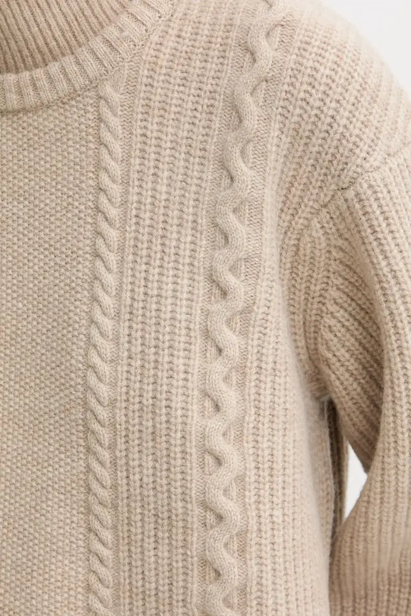 maglione in lana 0 Revend FWD Skinny Beige miniatura 5