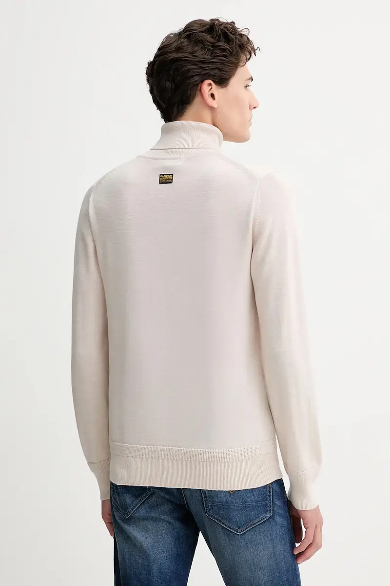 maglione in lana 0 Rovic loose Beige miniatura 3