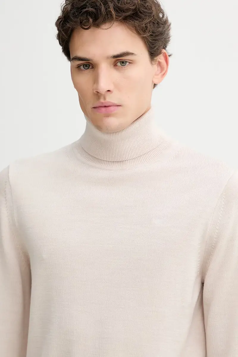 maglione in lana 0 Rovic loose Beige miniatura 4