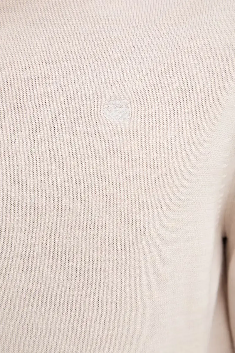 maglione in lana 0 Rovic loose Beige miniatura 5