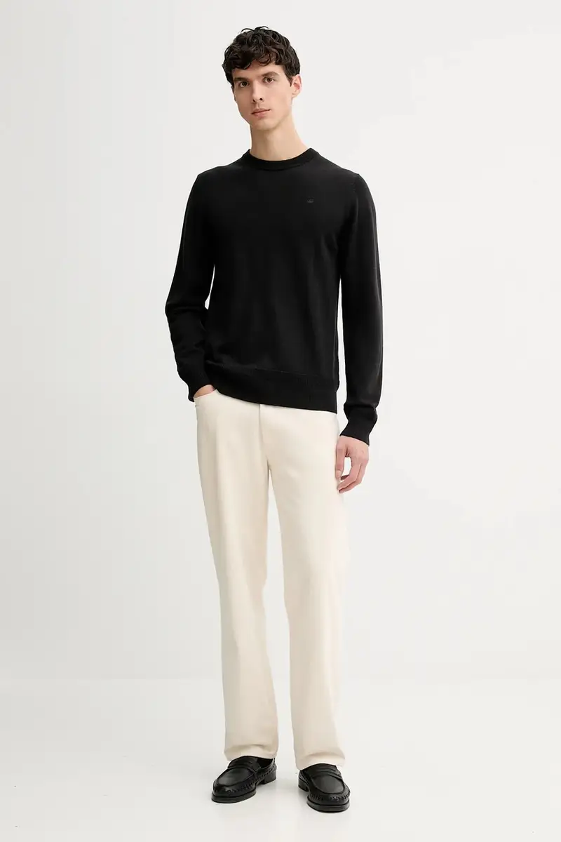 maglione in lana 0 Rovic zip 3d regular tapered denim Nero miniatura 2