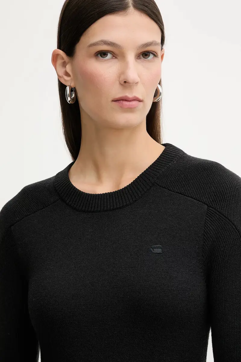 maglione in lana 0 Washed pocket Nero miniatura 4