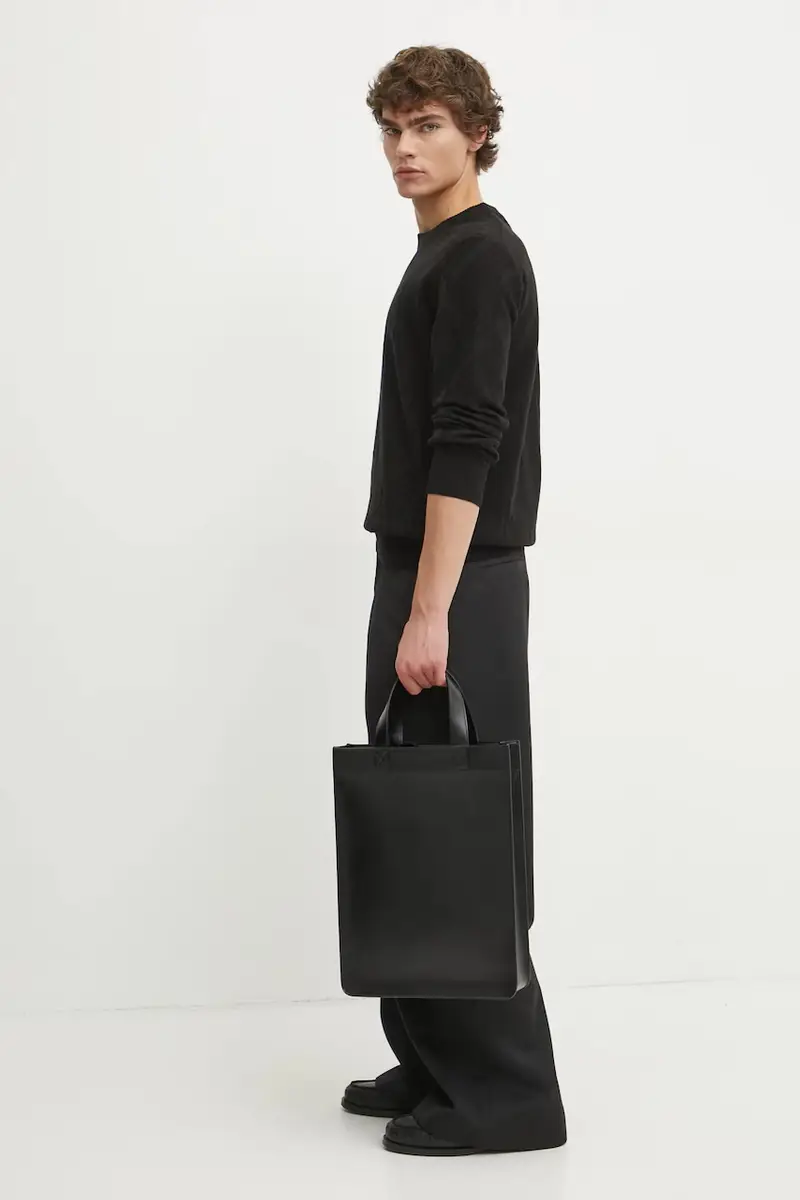 maglione uomo colore nero D25108-C259 miniatura 4