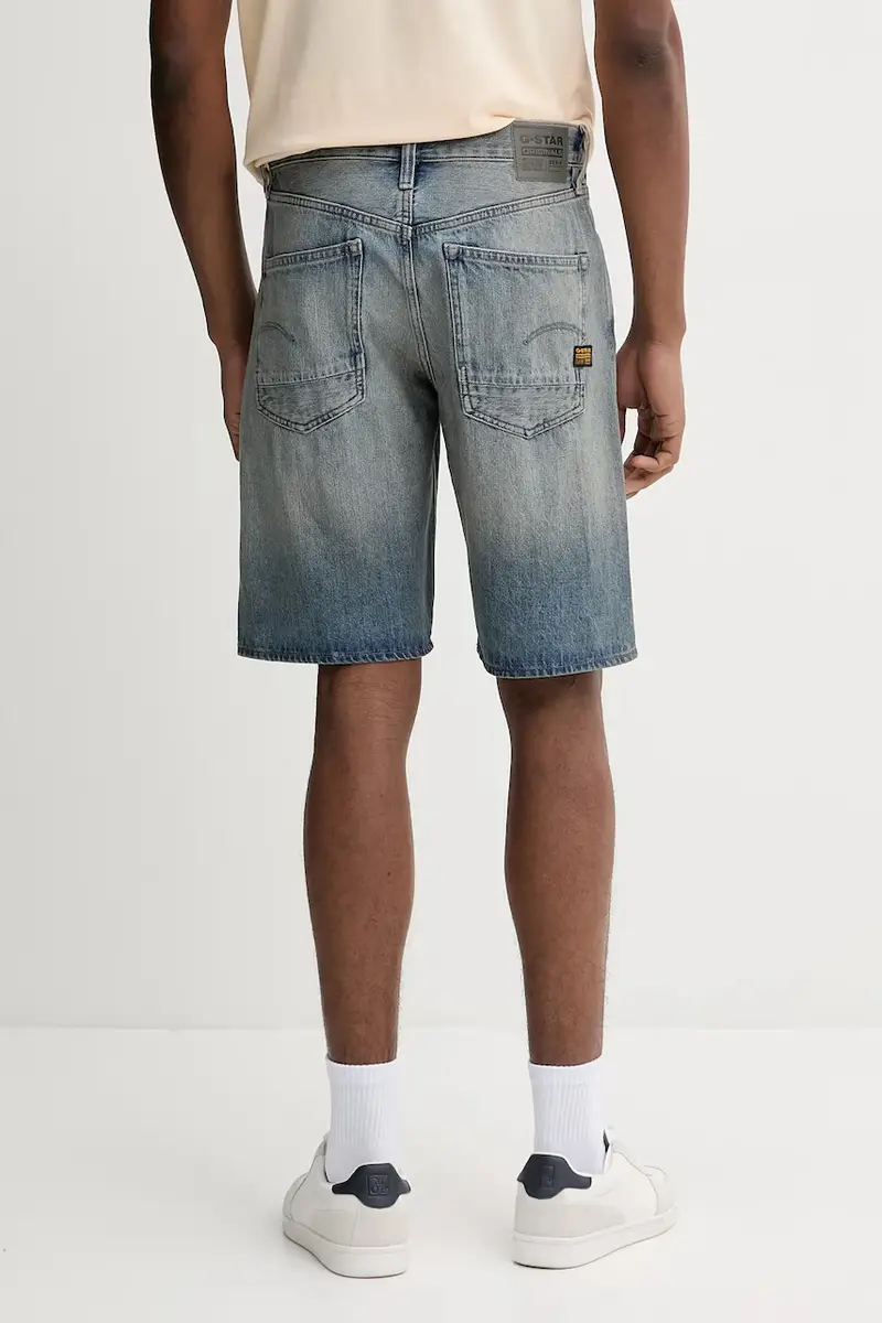 pantaloncini di jeans colore blu D24411-D788 miniatura 3