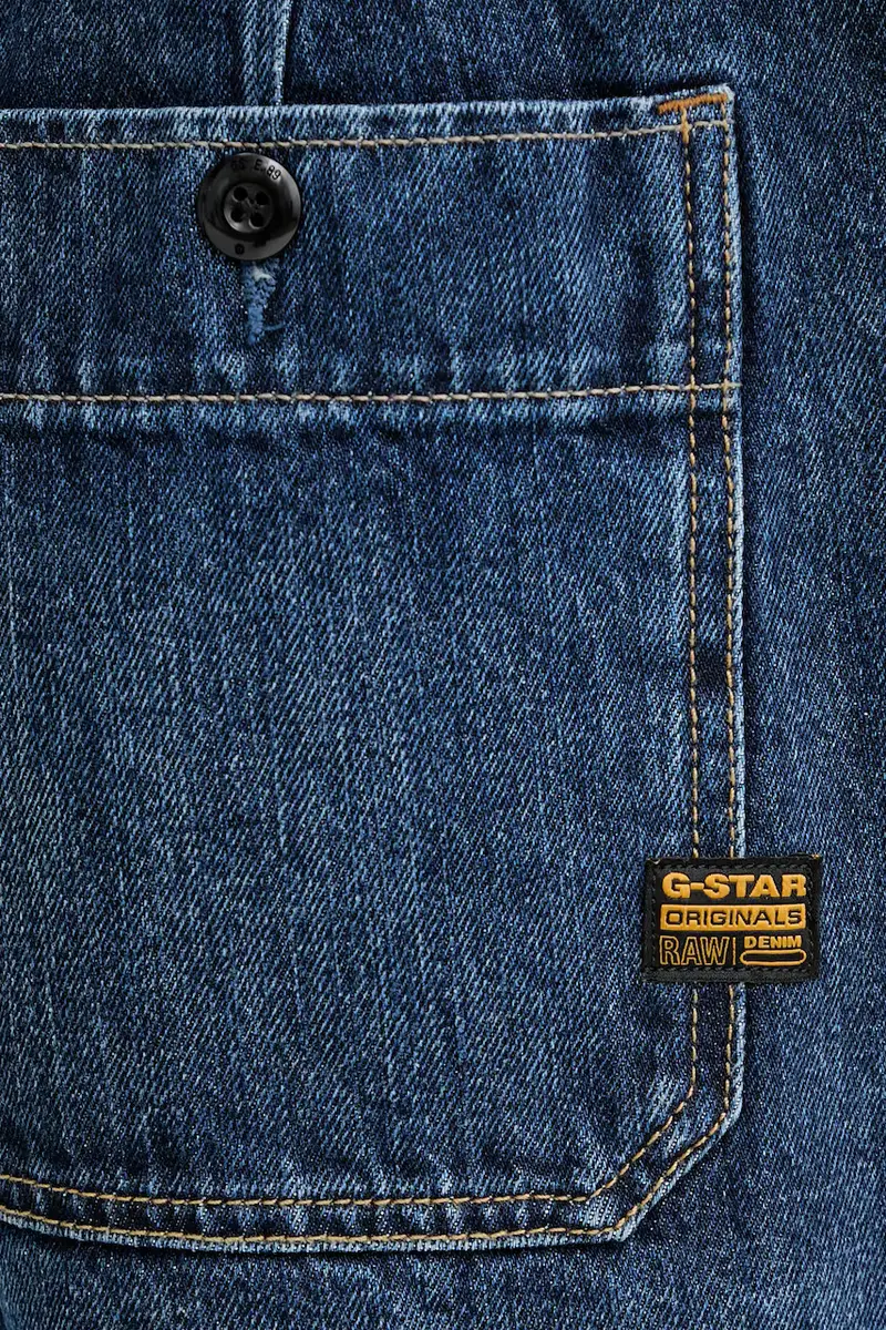 pantaloncini di jeans colore blu navy D25985-D788 miniatura 5