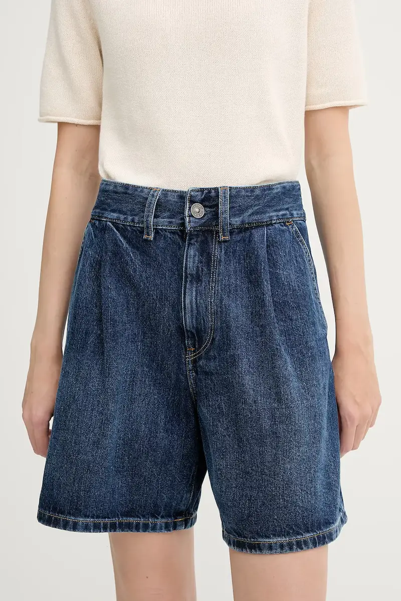 pantaloncini di jeans colore blu navy D25985-D788