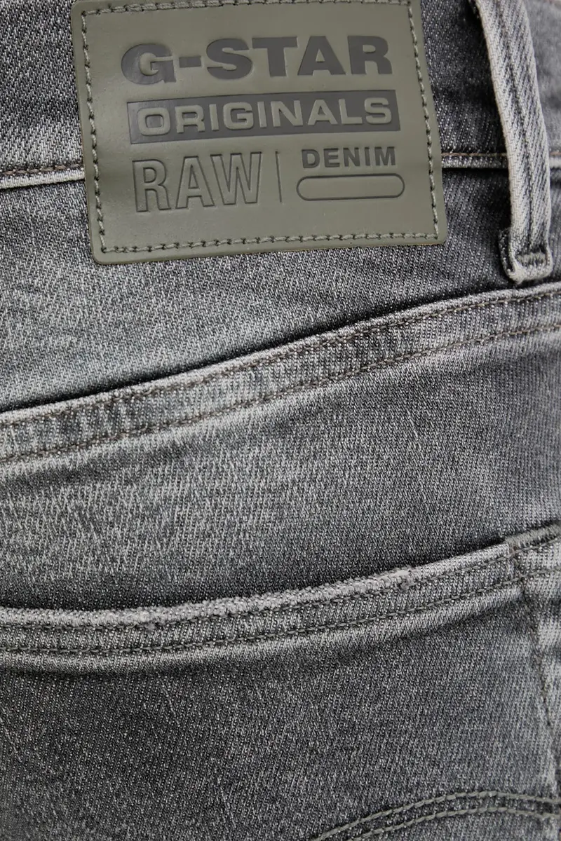 pantaloncini di jeans colore grigio miniatura 4