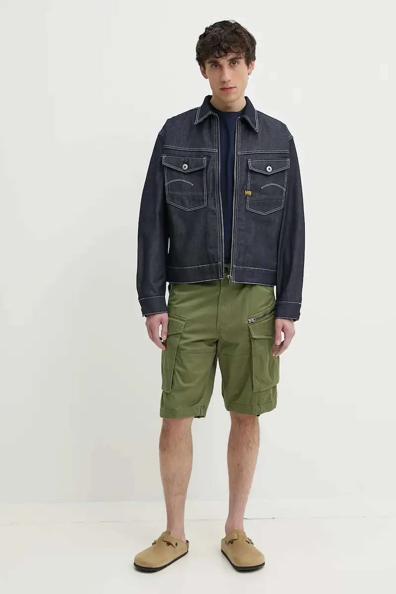 pantaloncini Rovic uomo colore verde miniatura 2