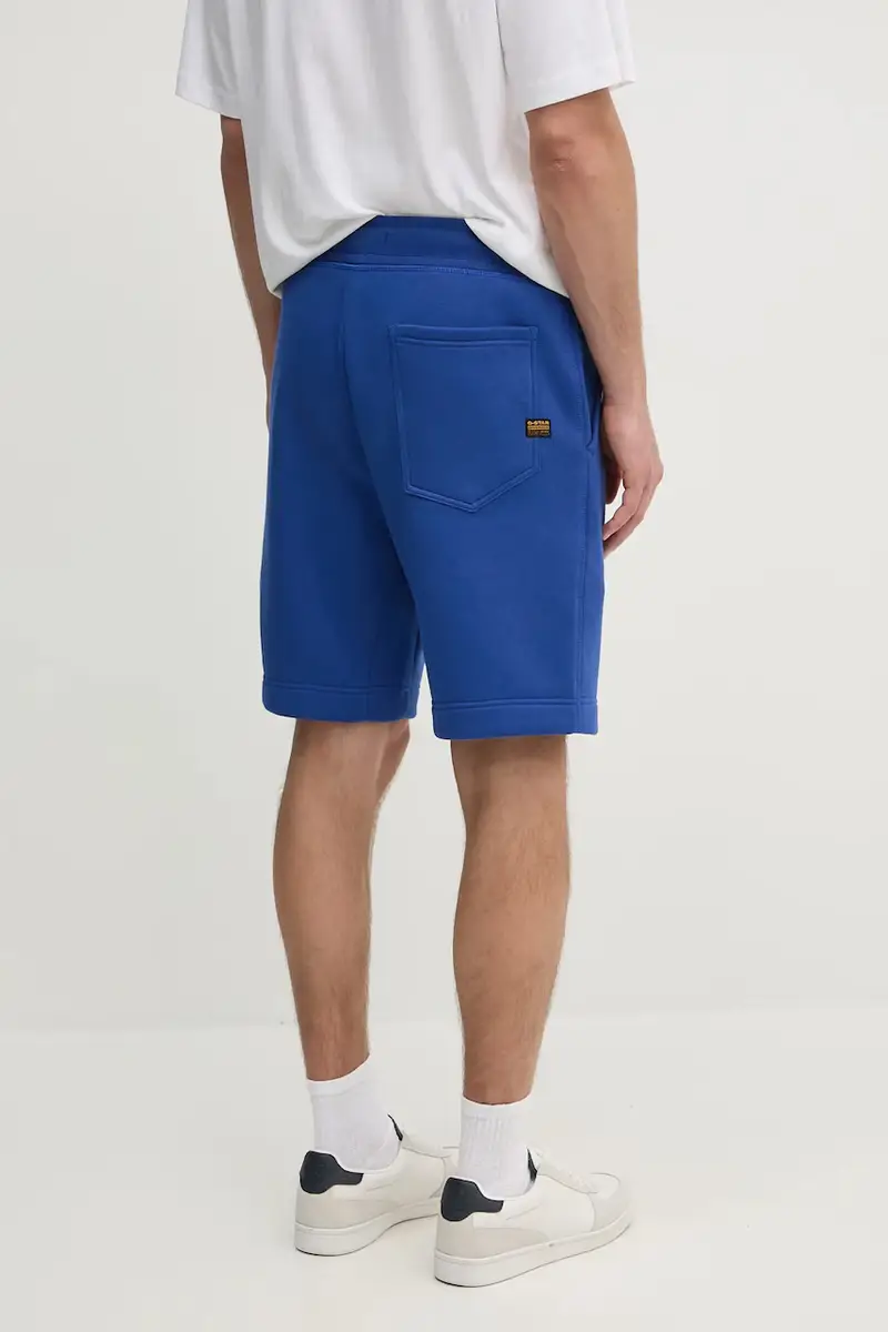 pantaloncini uomo colore blu miniatura 3