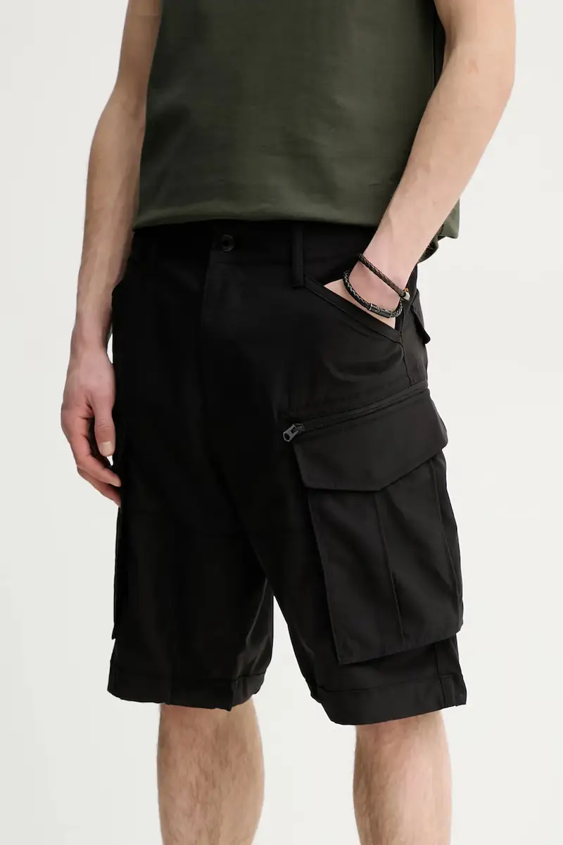 pantaloncini uomo colore nero D08566-D909