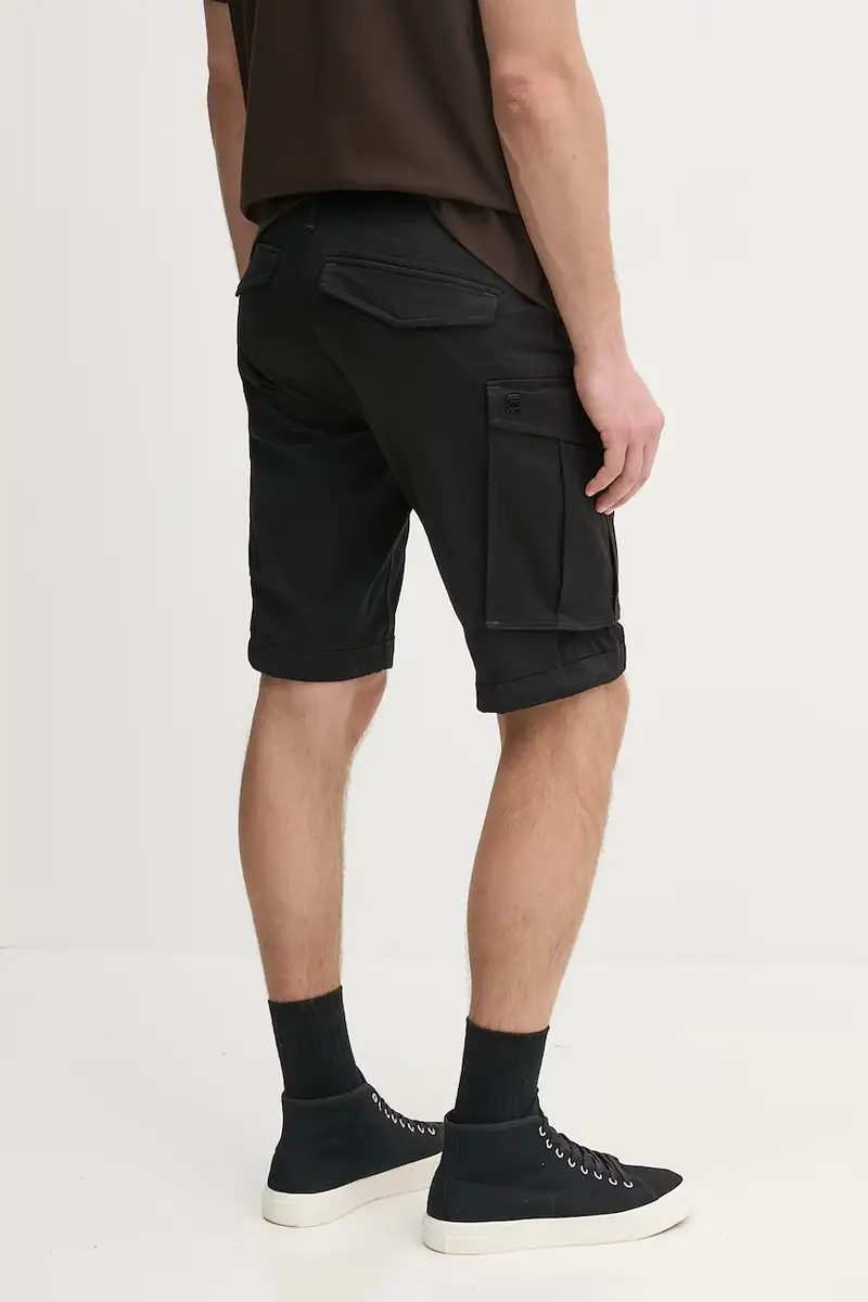 pantaloncini uomo colore nero D26214-5126 miniatura 3