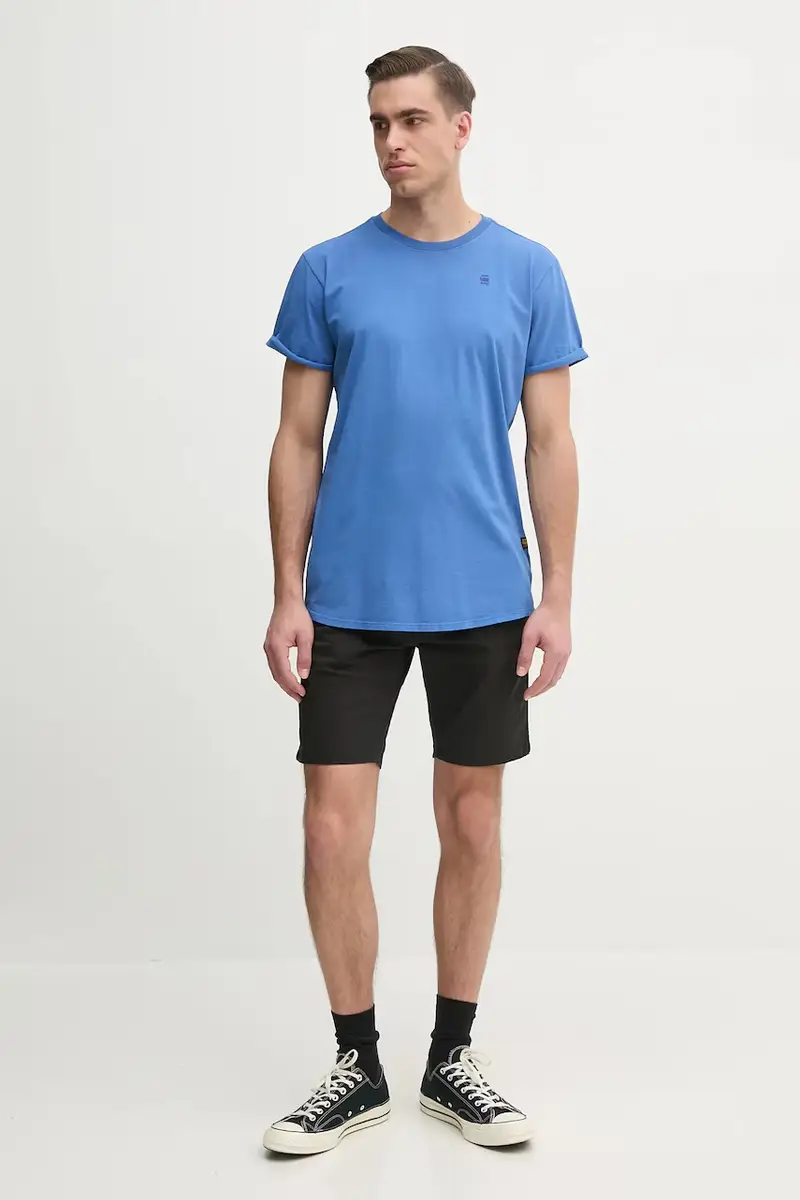 pantaloncini uomo colore nero D26337-D305 miniatura 2