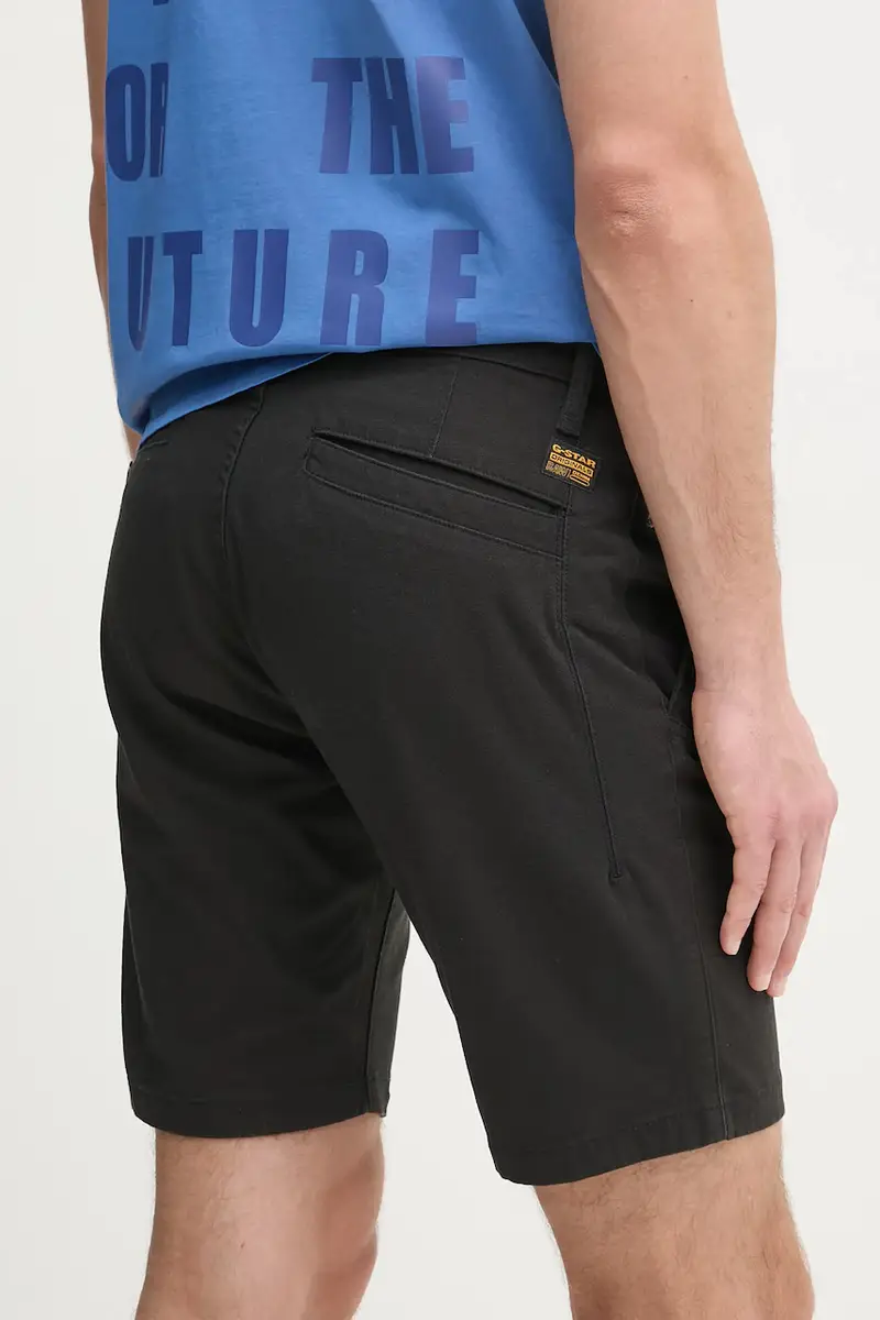 pantaloncini uomo colore nero D26337-D305 miniatura 3