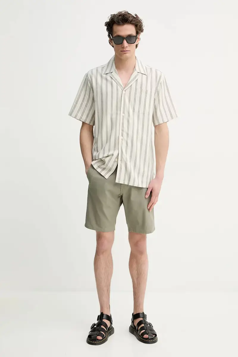 pantaloncini uomo colore verde D26337-D305 miniatura 2