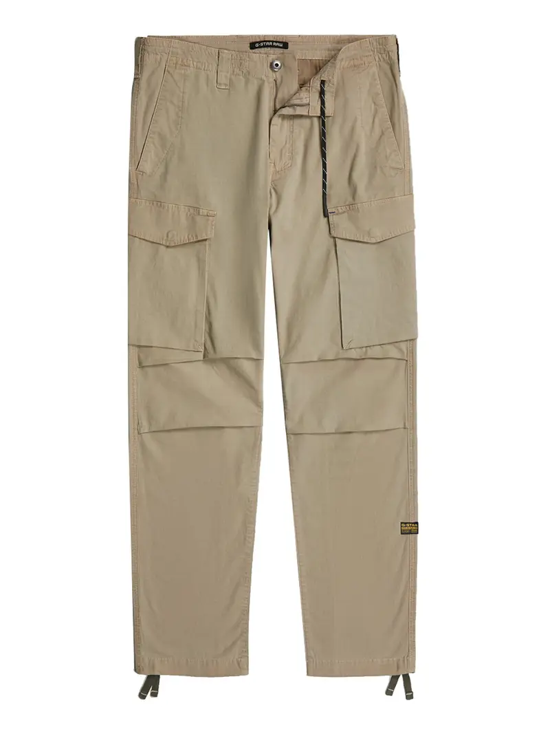 pantalone cargo g-star da uomo - avorio