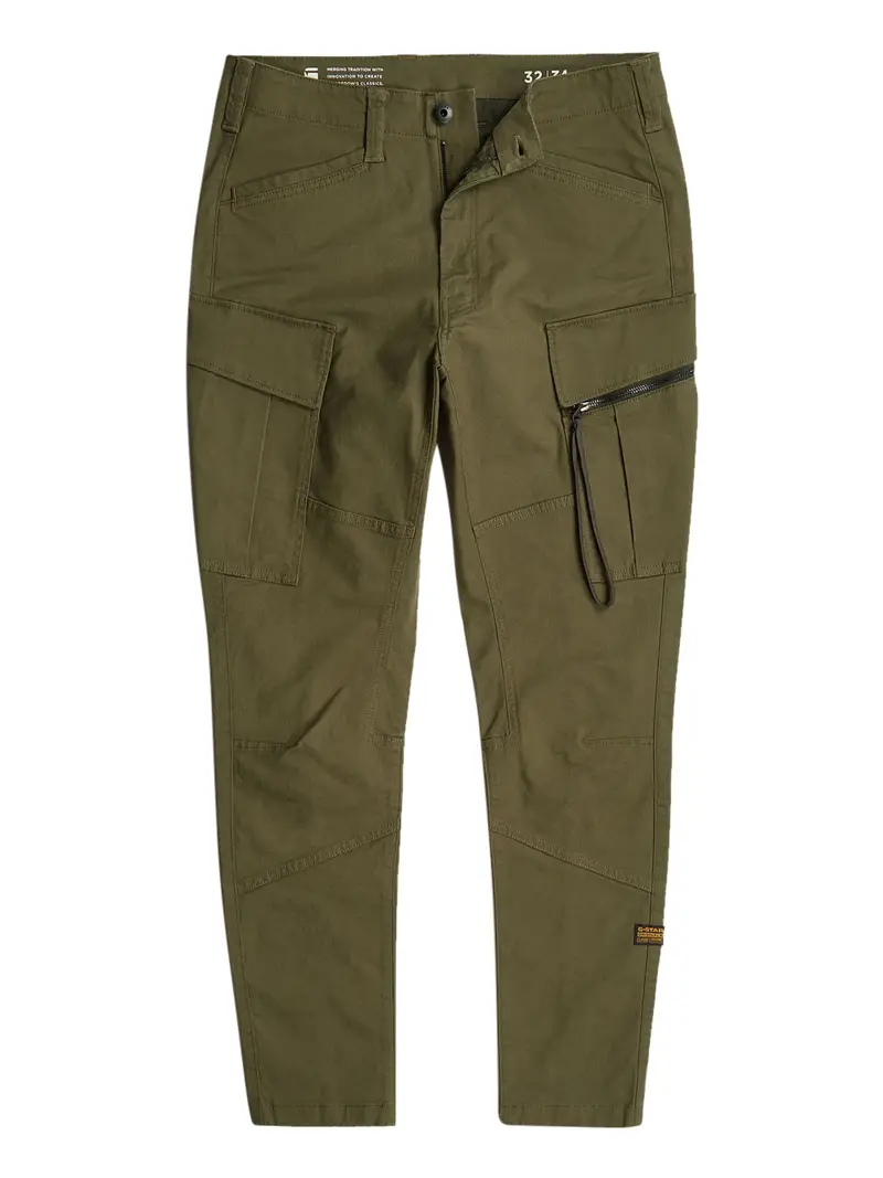 pantalone cargo g-star da uomo - verde