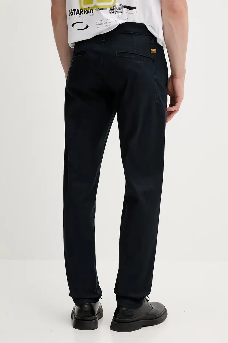 pantaloni colore verde D26400-C105 Blu navy miniatura 3