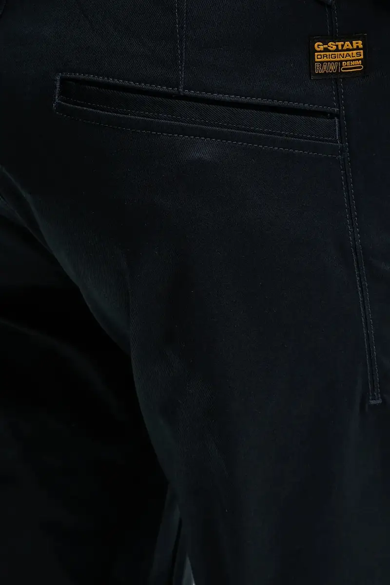 pantaloni colore verde D26400-C105 Blu navy miniatura 4