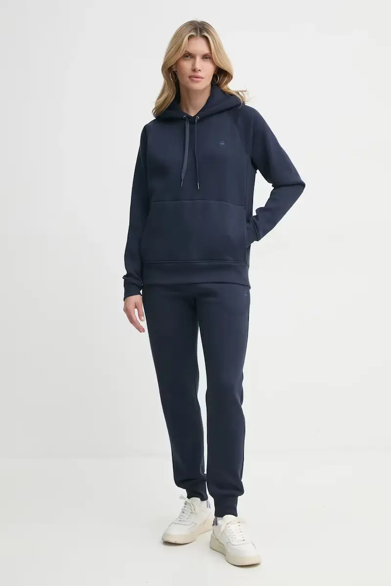 pantaloni della tuta colore blu navy miniatura 2