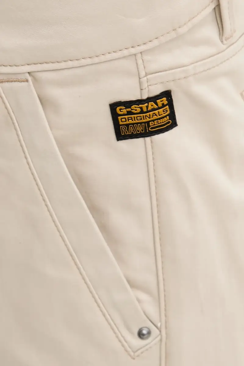 pantaloni donna colore beige D25257-D715 miniatura 4