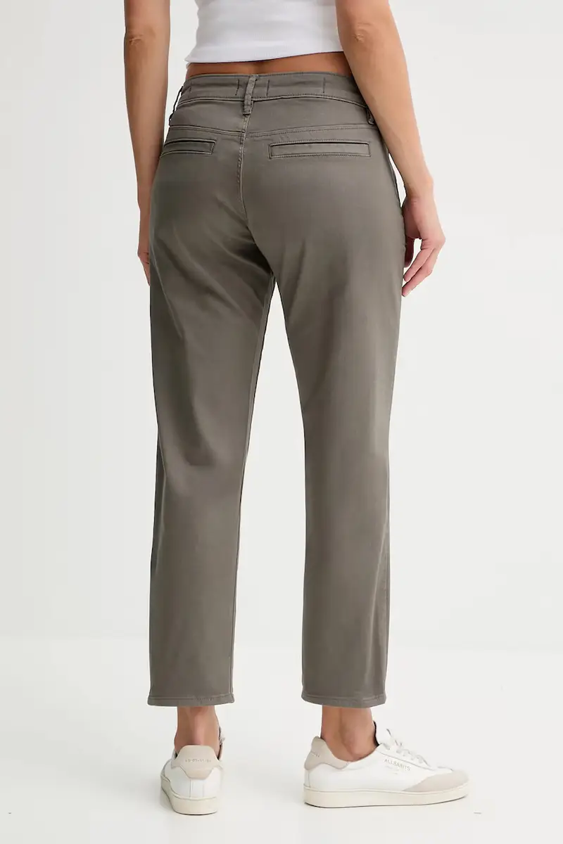 pantaloni donna colore grigio D25257.C106 miniatura 3