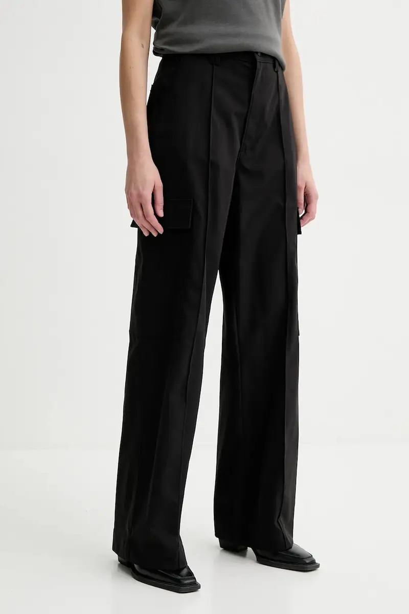 pantaloni donna colore nero D26036-D909